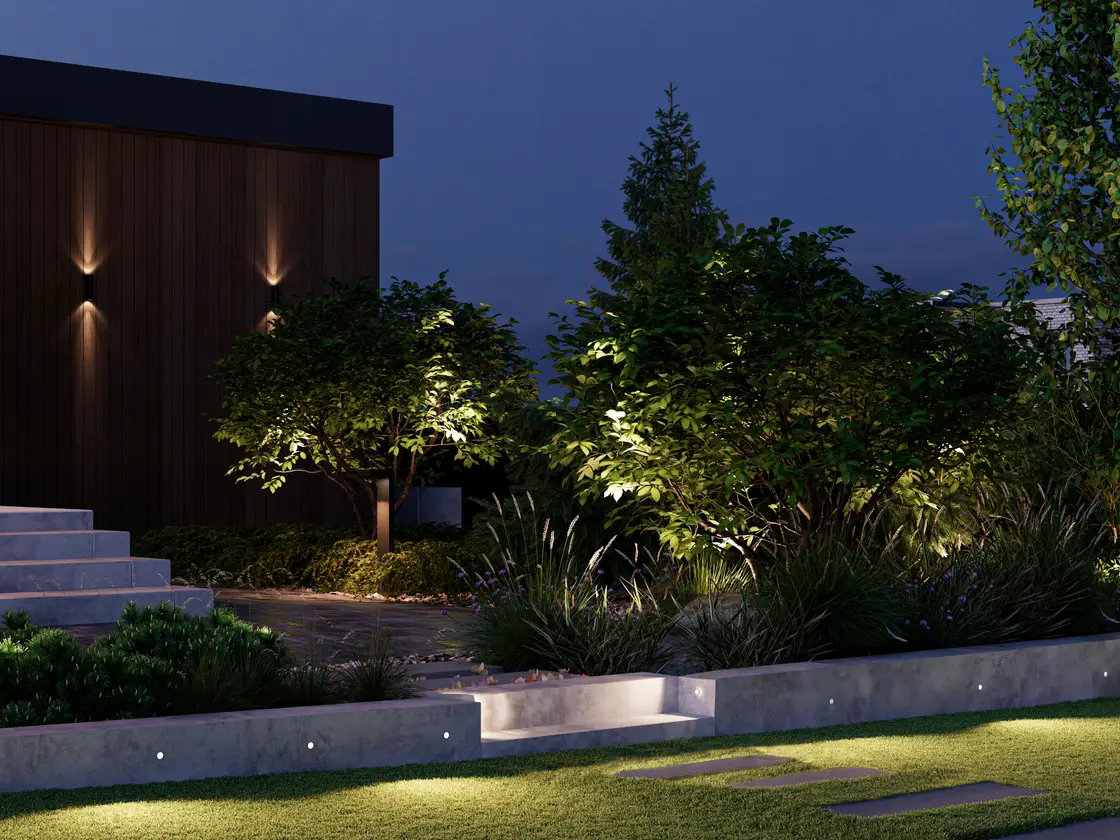 Ландшафтный дизайн проекта Маслово