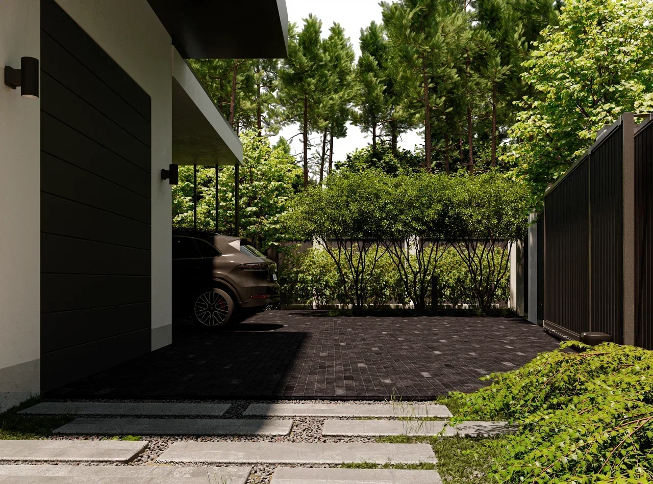 Мощение дорожек и площадок